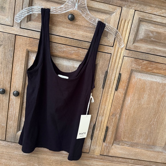 MATE Black Cotton Layering Tank XS - Picture 7 of 8